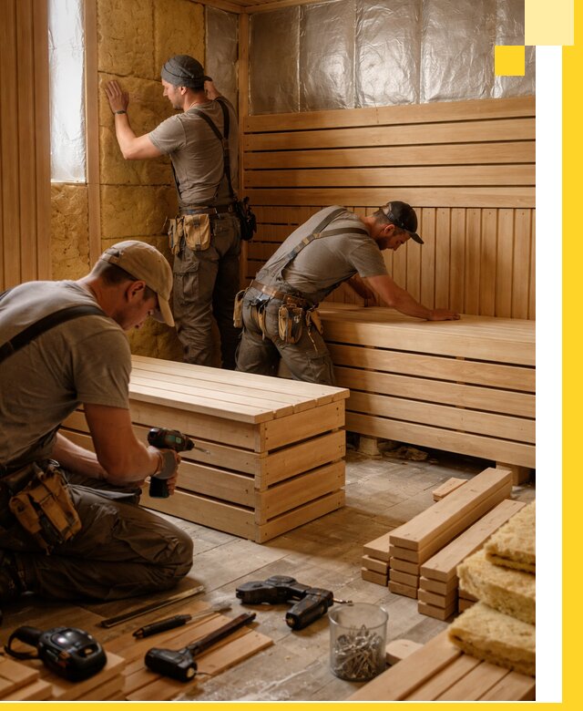 Профессиональное строительство саун под ключ в Ишимбае