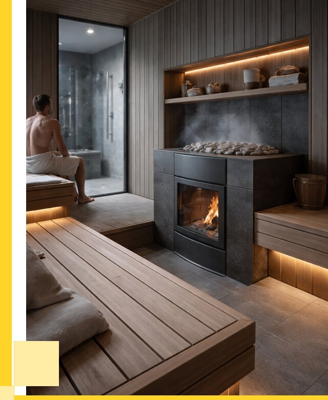 Проект сауны в частном доме в Ишимбае от 35494 р. | ЭриданШмб
