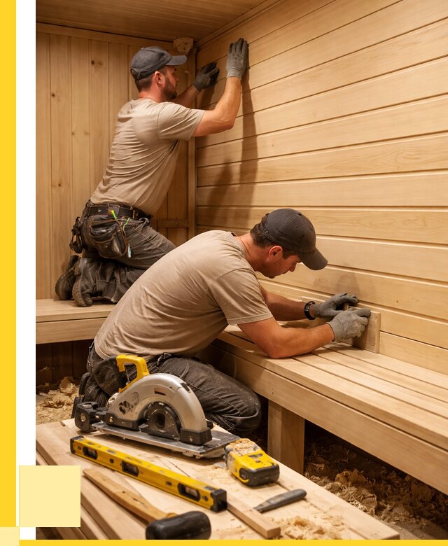 Обшивка саун вагонкой в Ишимбае от 2535 р. | ЭриданШмб