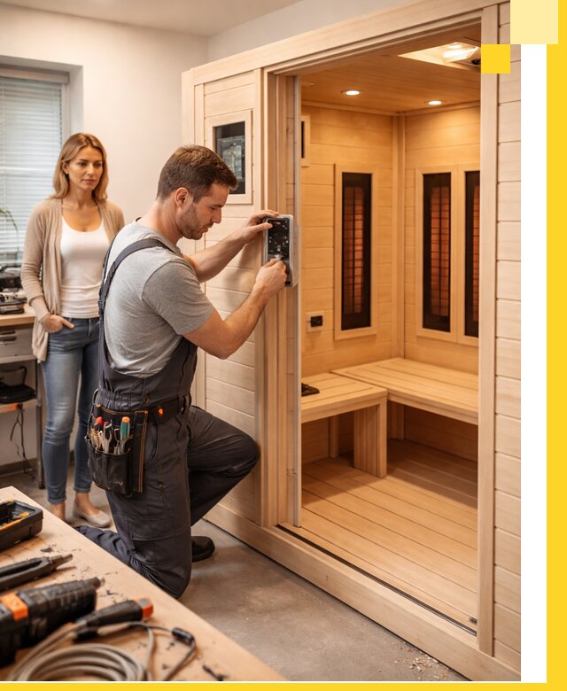 Инфракрасные сауны под ключ в Ишимбае продажа и установка