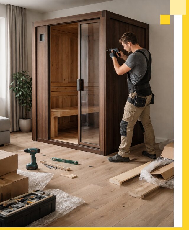 Установка и производство мини саун под ключ в Ишимбае