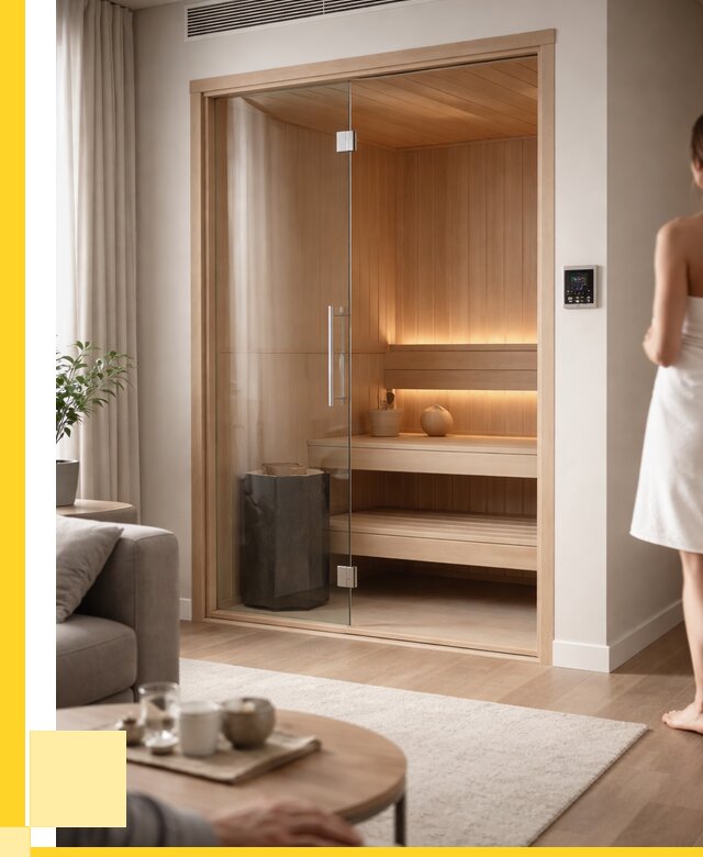 Сауна в квартире под ключ в Ишимбае от 121692 р. ЭриданШмб