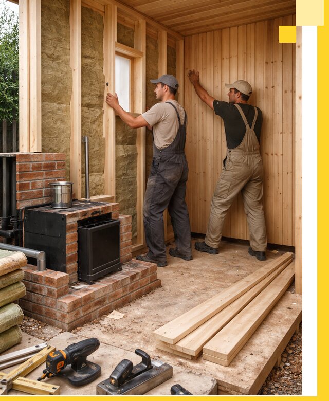 Строительство и установка дачных саун под ключ в Ишимбае