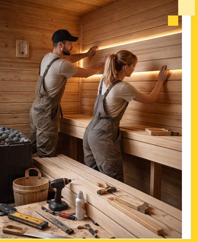 Дизайн саун и бань под ключ с индивидуальным проектом в Ишимбае