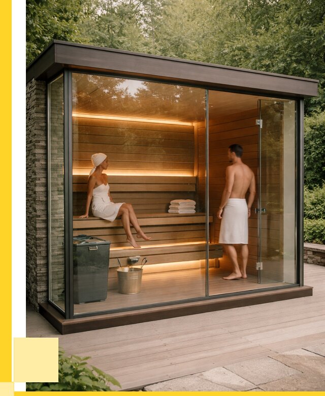 Сауна стеклянная и двери для сауны в Ишимбае от 253525 р. | ЭриданШмб