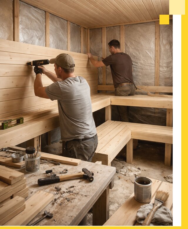 Профессиональная отделка бань и саун под ключ в Ишимбае