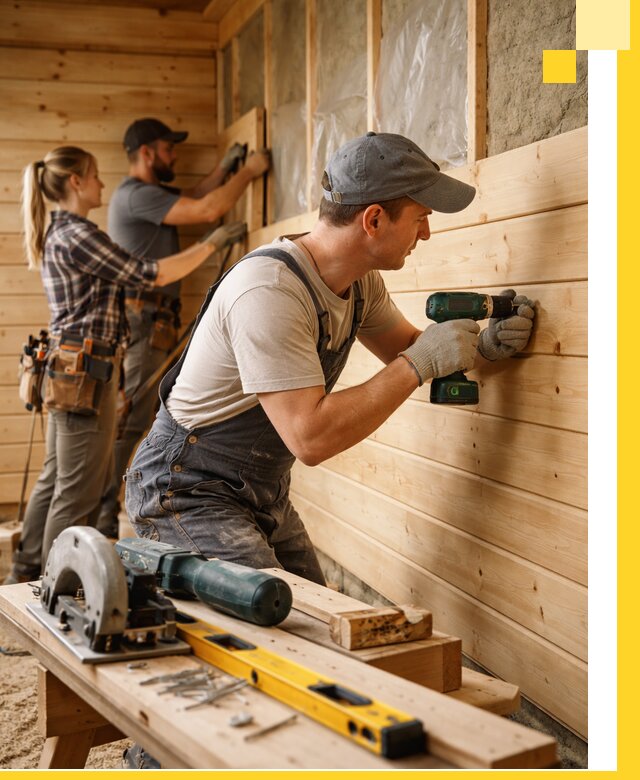 Обшивка бань под ключ в Ишимбае: отделка стен и потолков