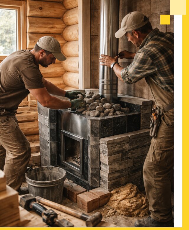 Строительство и отделка русских бань под ключ в Ишимбае