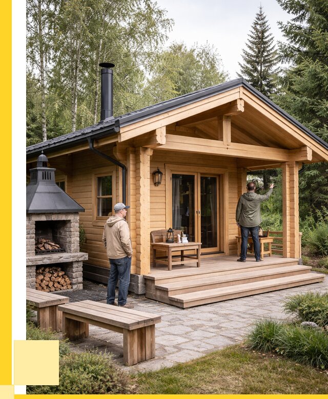 Деревянные бани под ключ в Ишимбае от 456345 р. | ЭриданШмб