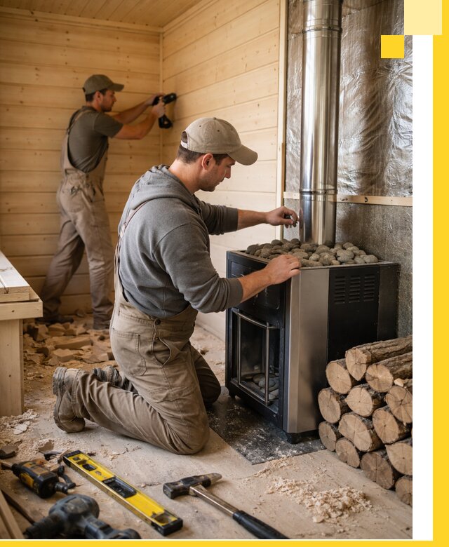 Строительство деревянных бань под ключ в Ишимбае проекты и монтаж