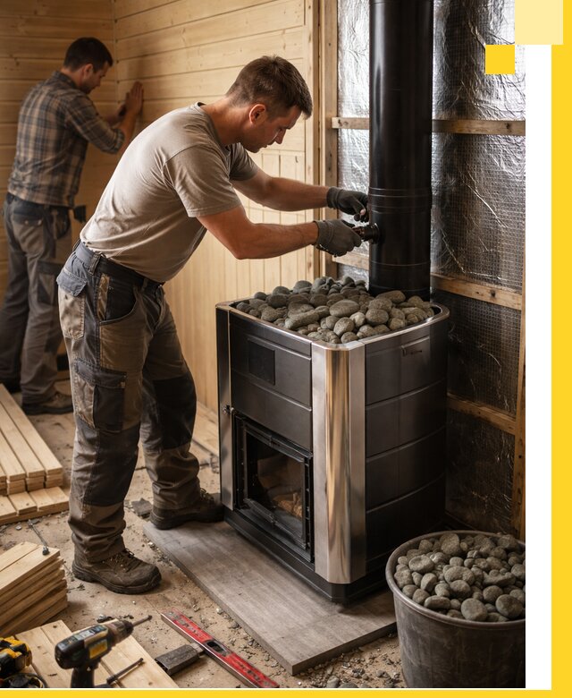 Проектирование и строительство парилок для бани в Ишимбае под ключ