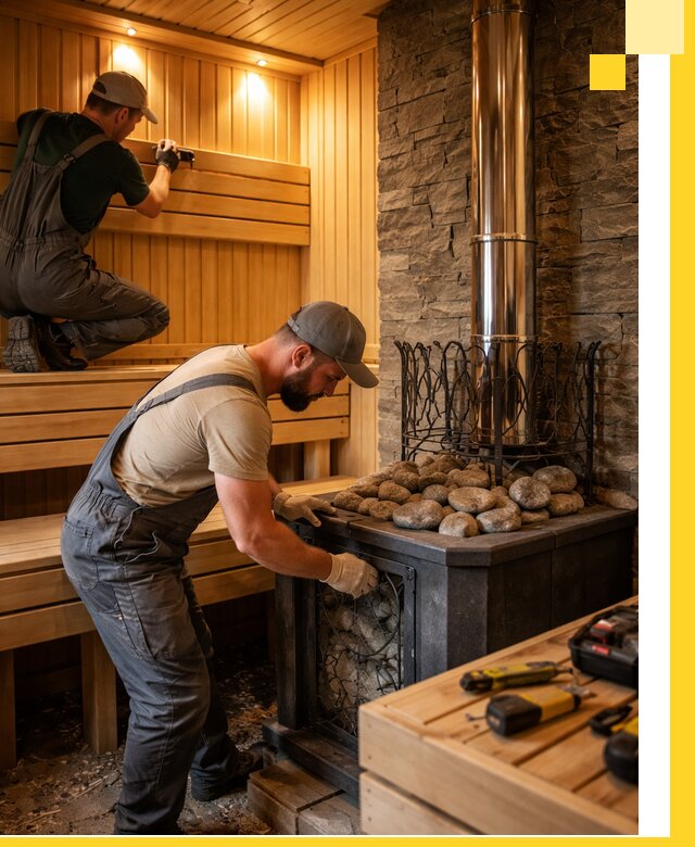 Комплексный дизайн бань, саун и зон отдыха в Ишимбае