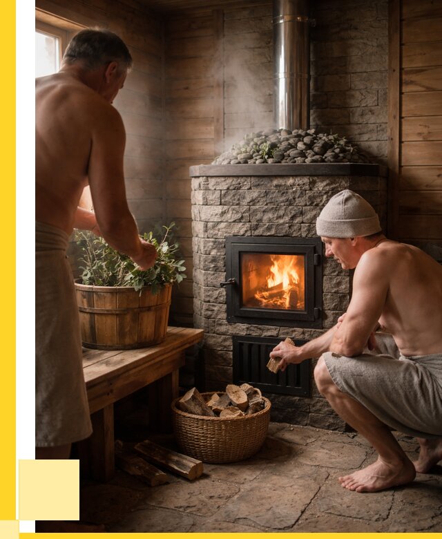 Банные печи под ключ в Ишимбае от 45635 р. | ЭриданШмб кирпичная