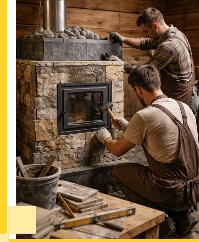 Облицовка банной печи в Ишимбае от 15212 р. | ЭриданШмб