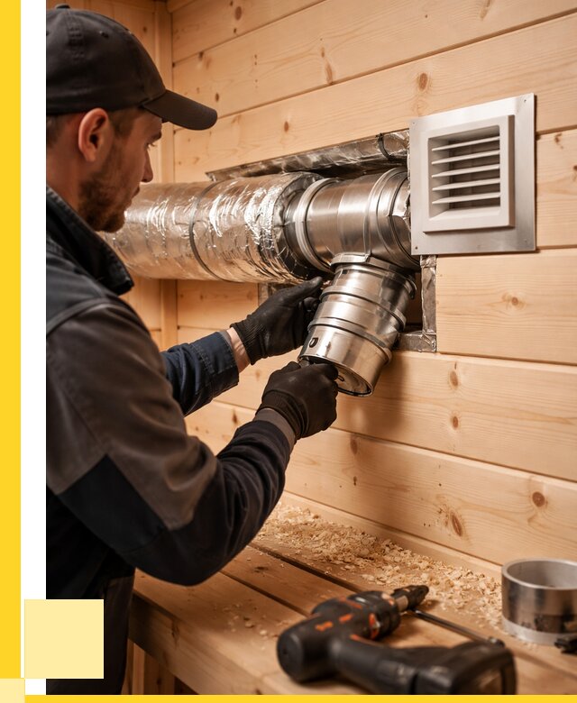 Монтаж вентиляции бани в Ишимбае от 12169 р. | ЭриданШмб