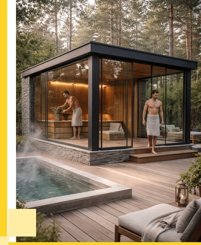 Стеклянные бани и двери в Ишимбае от 456345 р. | ЭриданШмб