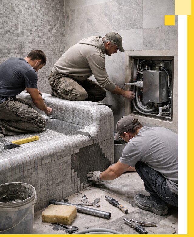 Проекты хамамов под ключ в Ишимбае и дизайн и строительство