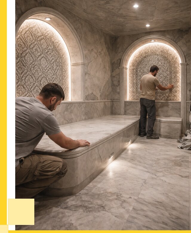 Турецкие бани под ключ в Ишимбае от 253525 р. | ЭриданШмб