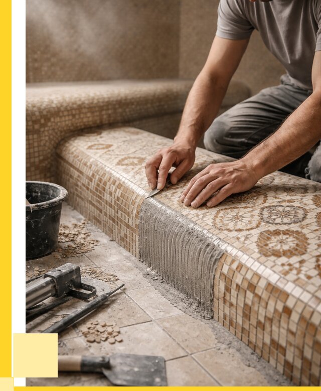 Плитка для хамама под ключ в Ишимбае от 3549 р. | ЭриданШмб