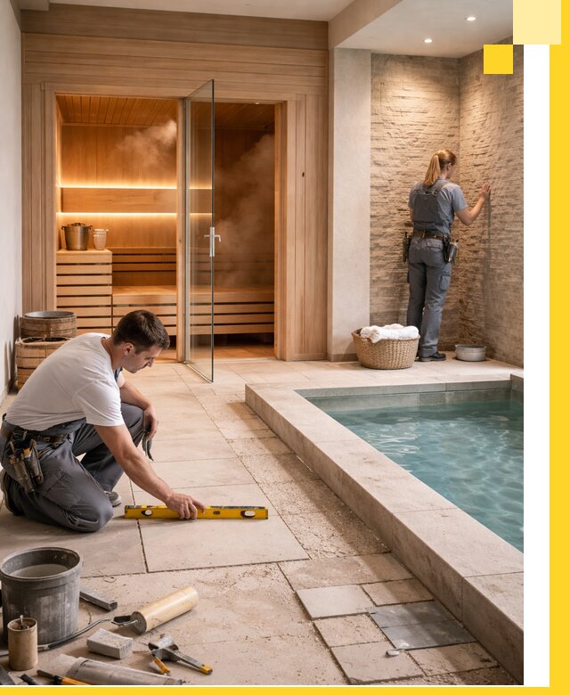 Комплексный дизайн и отделка интерьеров SPA под ключ в Ишимбае